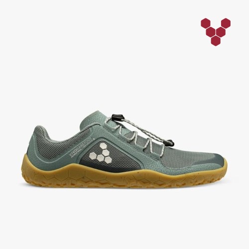 Vivobarefoot Primus Trail II FG Womens Running Shoes Olive UK UBNW